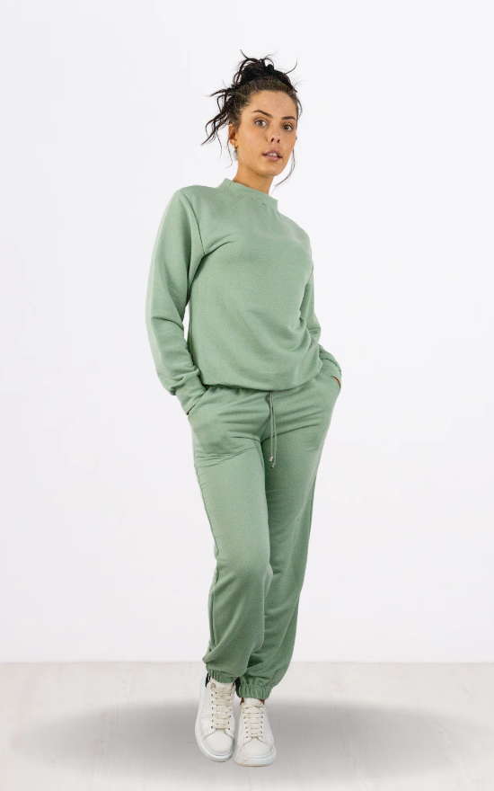 Mint Green Sweatshirt & Jogger Set