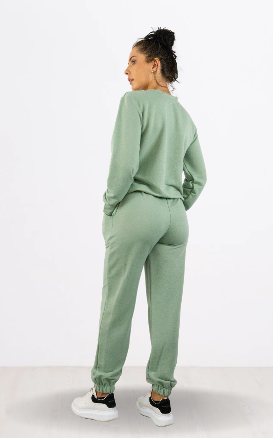 Mint Green Sweatshirt & Jogger Set