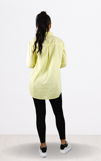Yellow Loose Fit Full Sleeve Shirt