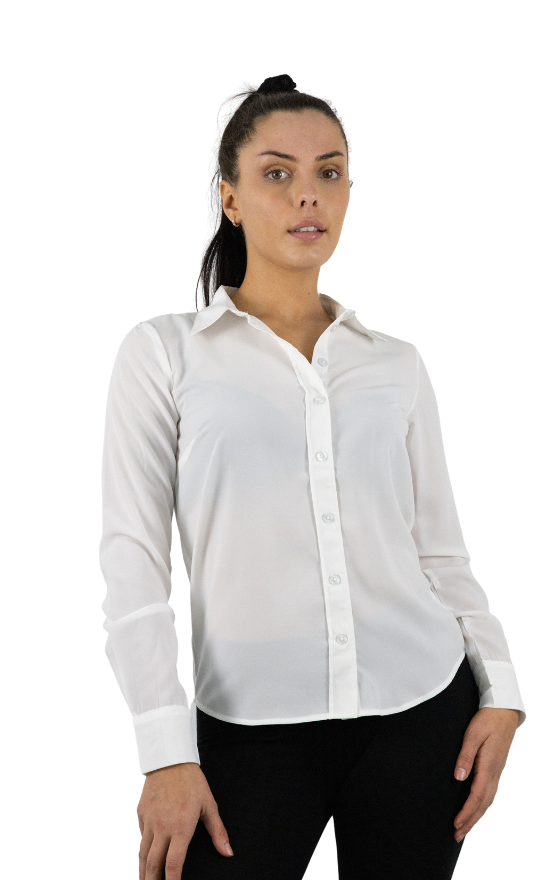 White Recycled Polyester Shirt