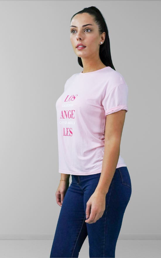 Baby pink oversized t-shirt